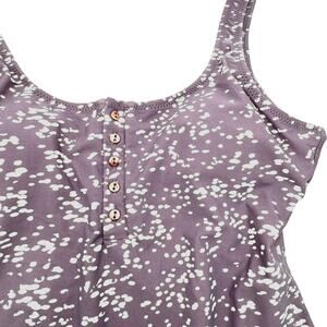 RAISINS NWT‎ Women's Large Gray Total Eclipse Padded One Piece Cheeky Swimsuit